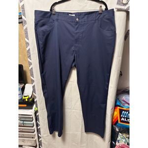 Peter Millar Pants Mens Blue Golf Performance 5 Pocket Chino Pants Size 46R